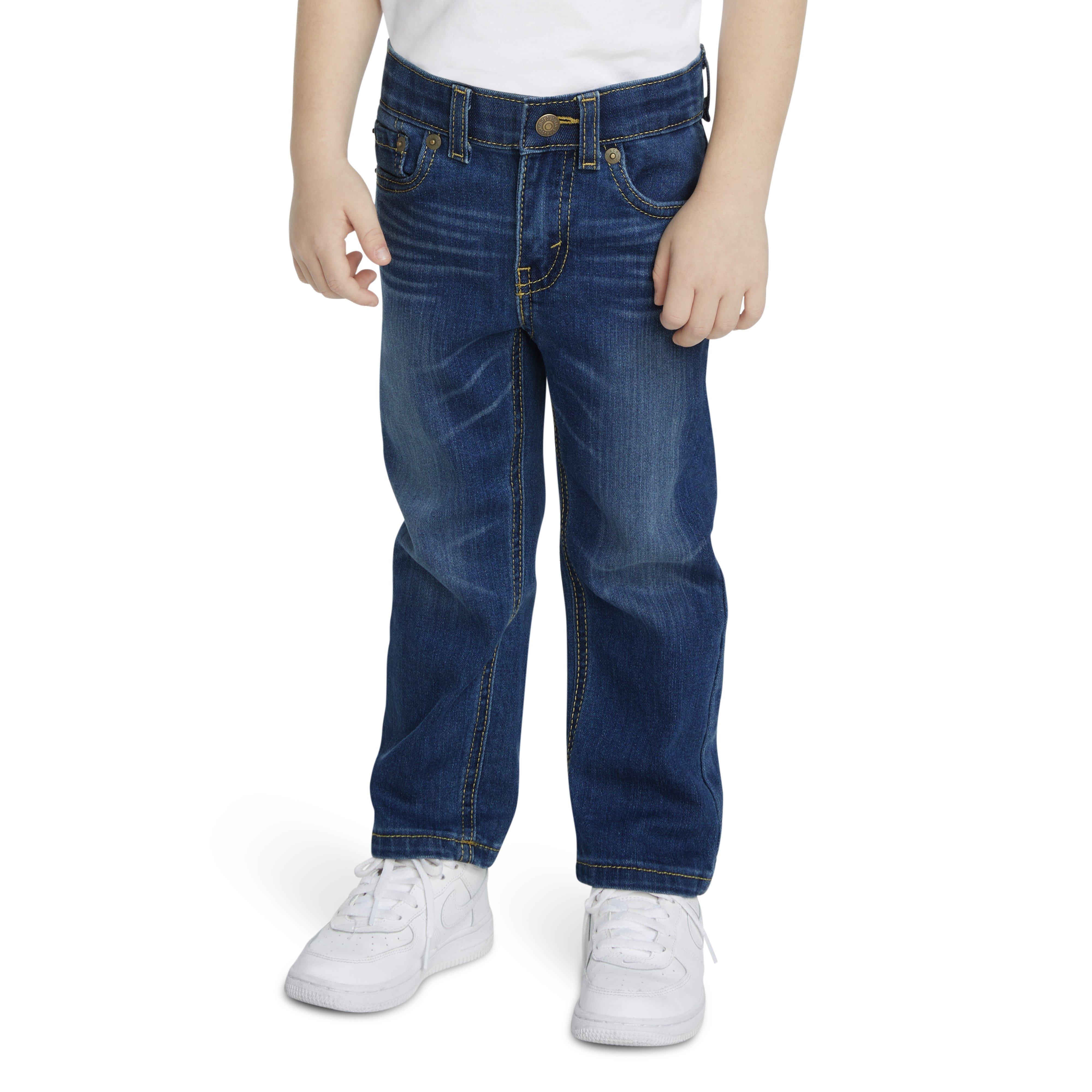 Levi's Toddler Boys' 514 Straight Fit Medium Blue Wash Denim Jeans - MEDIUM BLUE